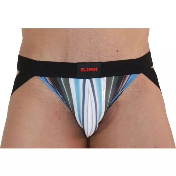BURN 009 Jock Multicolor/Black M - Men's Underwear Photo 1