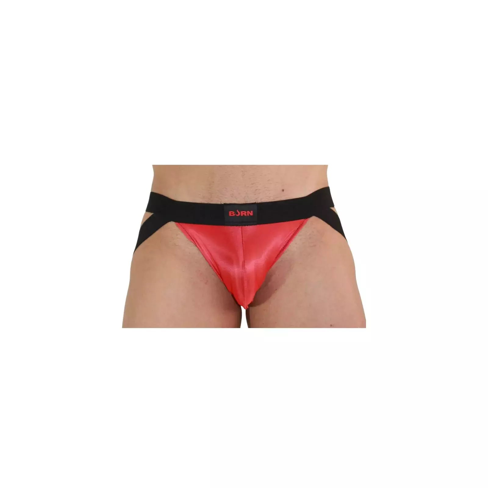 BURN 010 Jock Red/Black XL - Athletic Underwear Photo 1