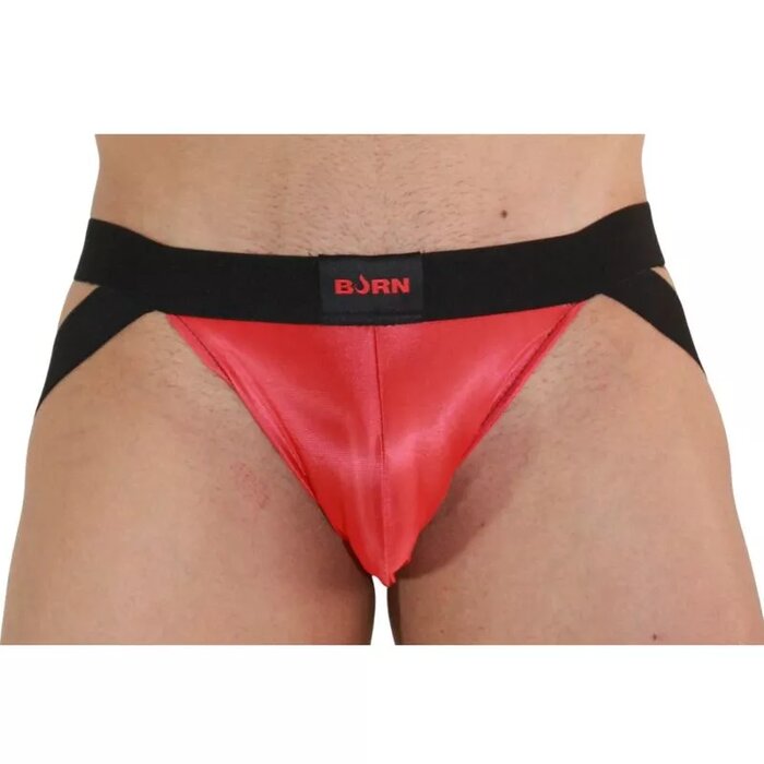 BURN 010 Jock Red/Black XL - Athletic Underwear Photo 1