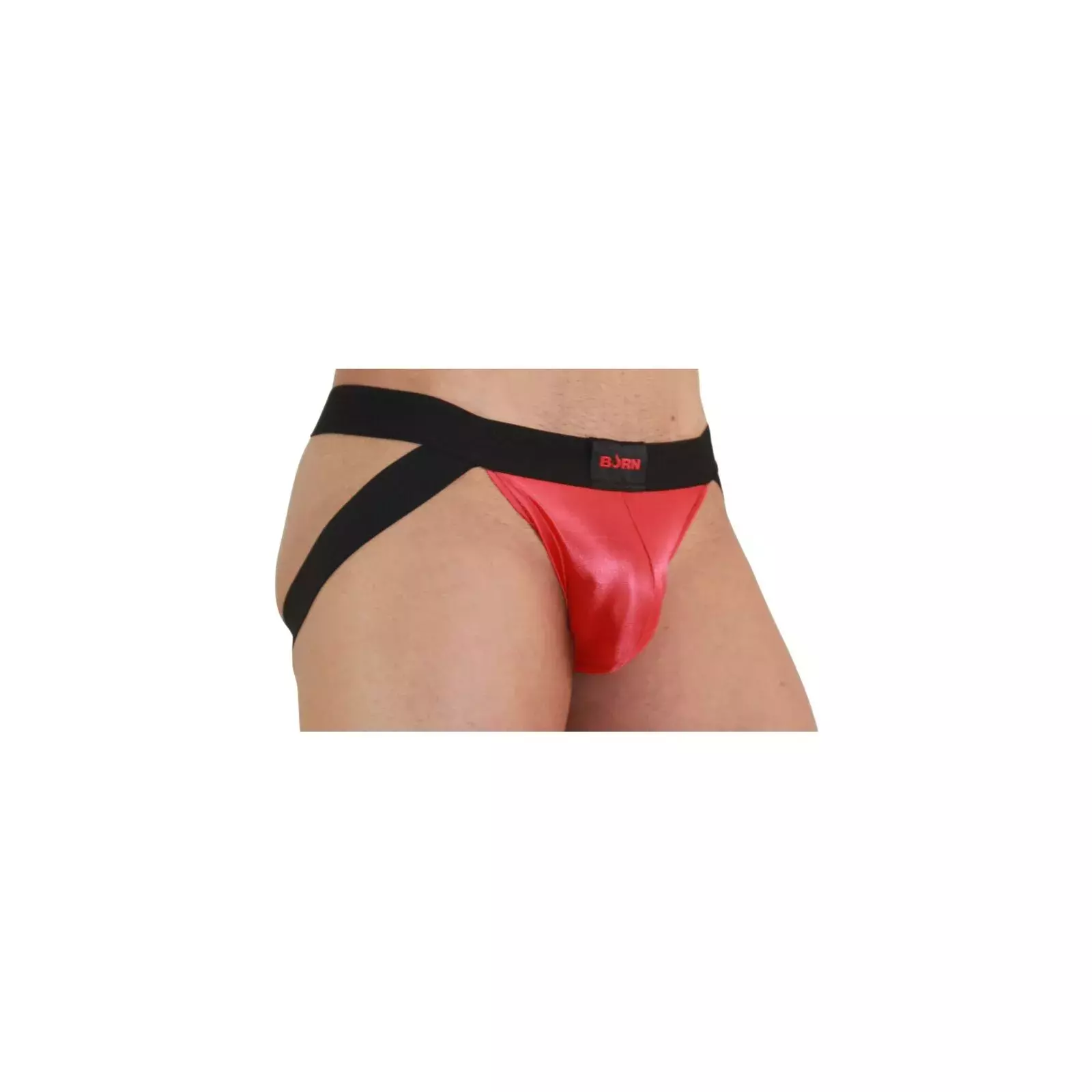 BURN 010 Jock Red/Black XL - Athletic Underwear Photo 2