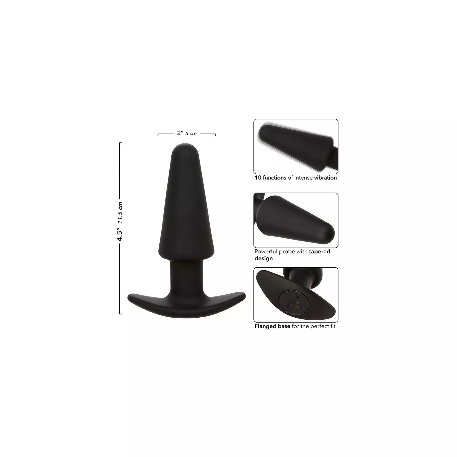 Anal Vibrator CalExotics ROCK BOTTOM TAPERED Photo 7