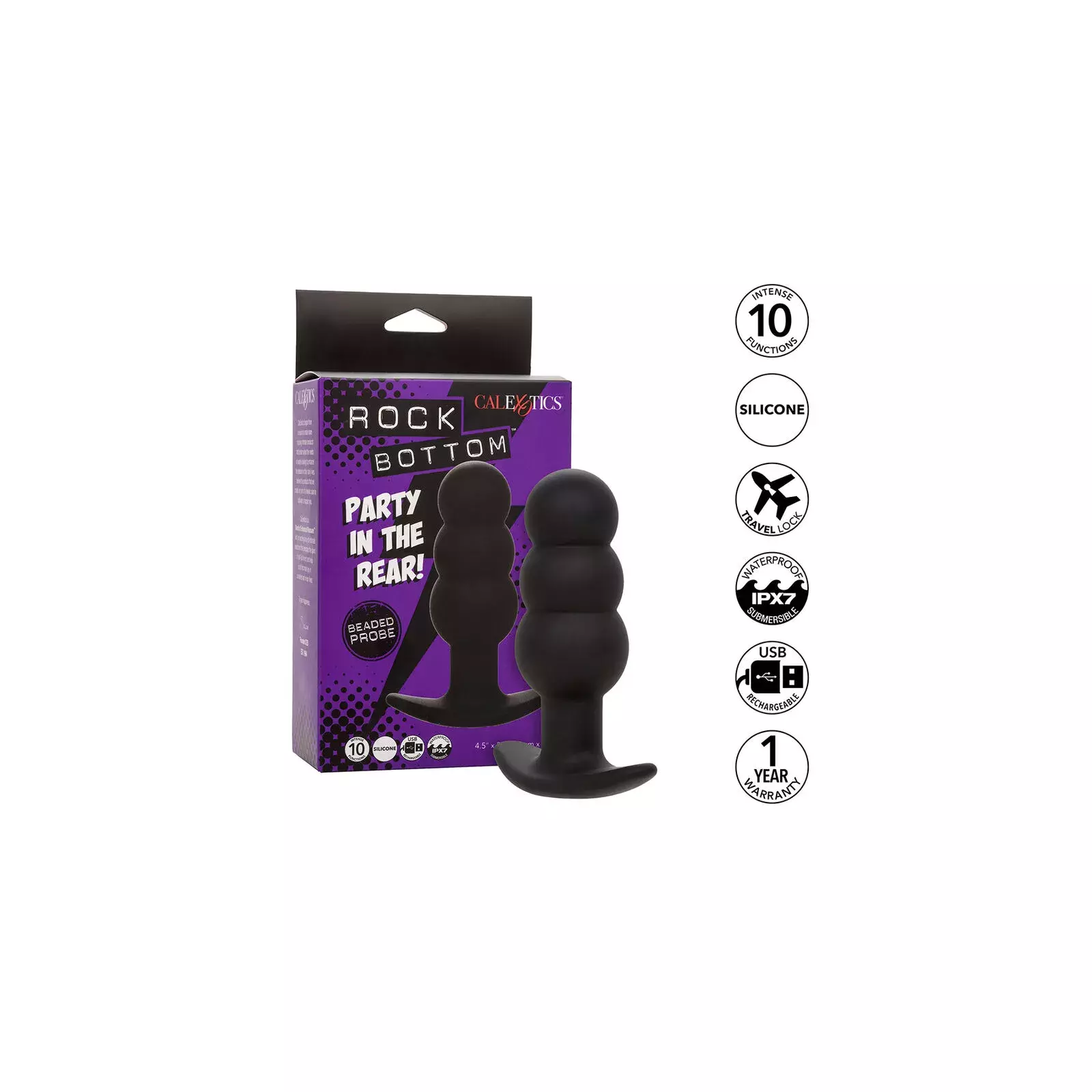 Anal Vibrator CalExotics ROCK BOTTOM Photo 1