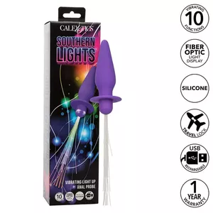 Anal Vibrator CalExotics Silicone Purple