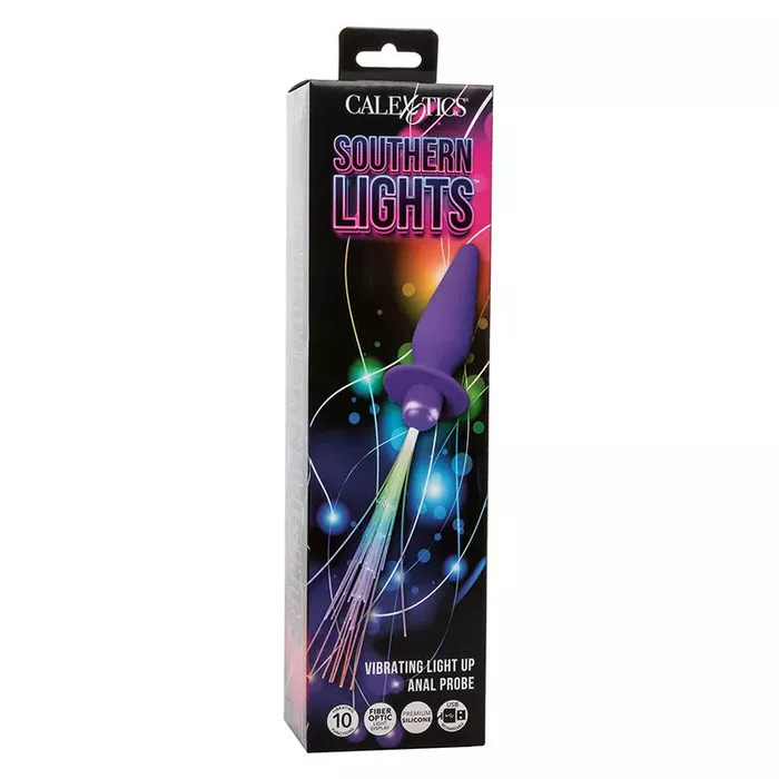 Анальная пробка CalExotics Southern Lights — силикон, 10 режимов Photo 8