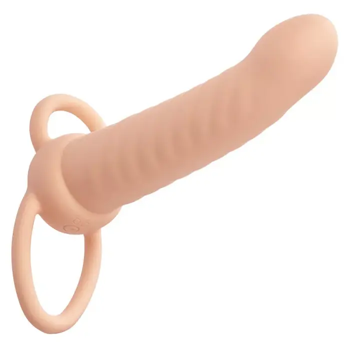 Penis sleeve CalExotics MAXX Ribbed Dual Penetrator Photo 2
