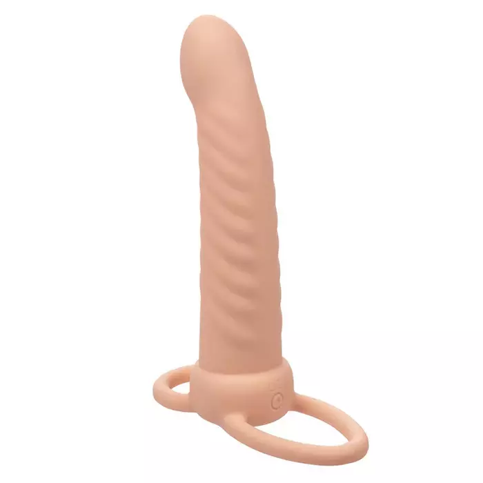 Penis sleeve CalExotics MAXX Ribbed Dual Penetrator Photo 4