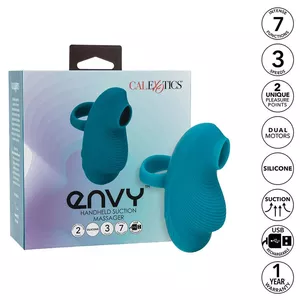 CALEXOTICS Envy Handheld Rolling Ball Massager - 7 Vibrations, Blue, D-241468
