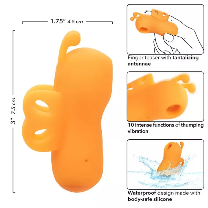 Finger stimulator CalExotics Neon Vibes The Buzzing Vibe Photo 8