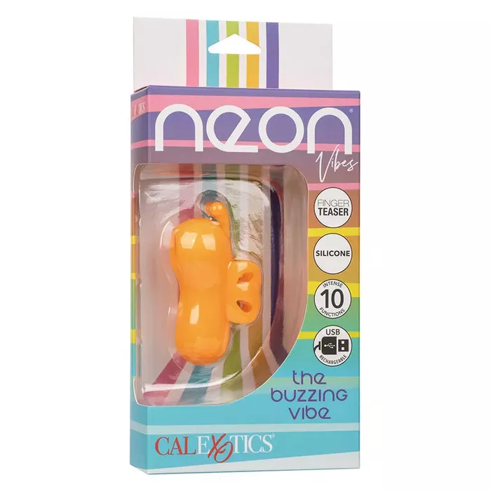 Finger stimulator CalExotics Neon Vibes The Buzzing Vibe Photo 11