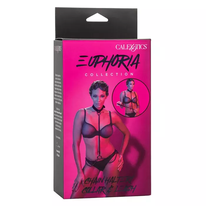 CalExotics Euphoria Chain Halter Collar & Leash Photo 6
