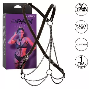 CALEXOTICS Euphoria Multichain Harness Premium D-241472 - Regulējams, Ērts Dizains