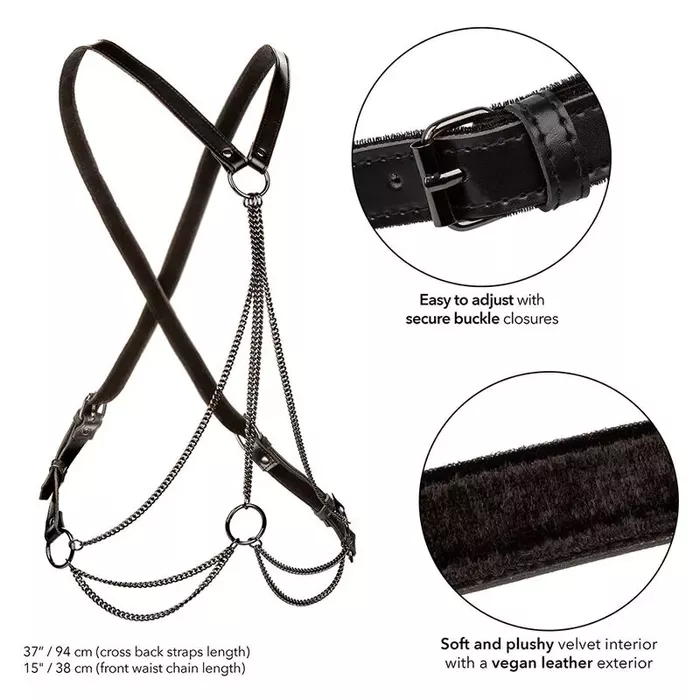 CalExotics Euphoria Multichain Harness Premium — body harness Photo 3
