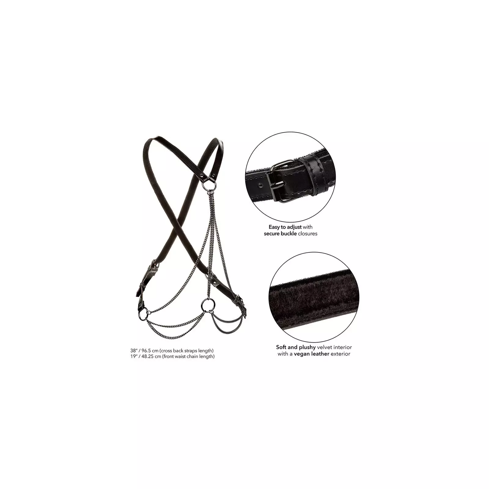 Euphoria Multichain Harness D-241473 от CalExotics Photo 3