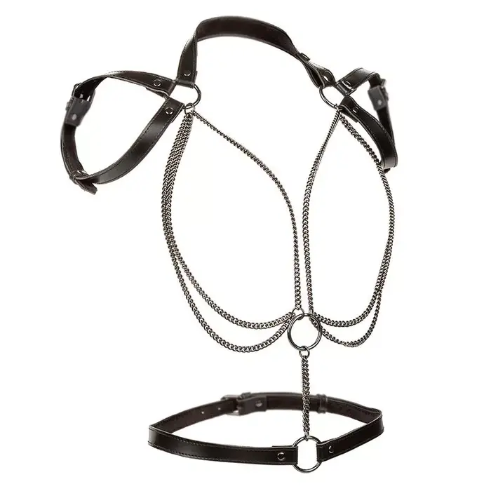 CalExotics Euphoria Multichain Halter Harness Premium Photo 2