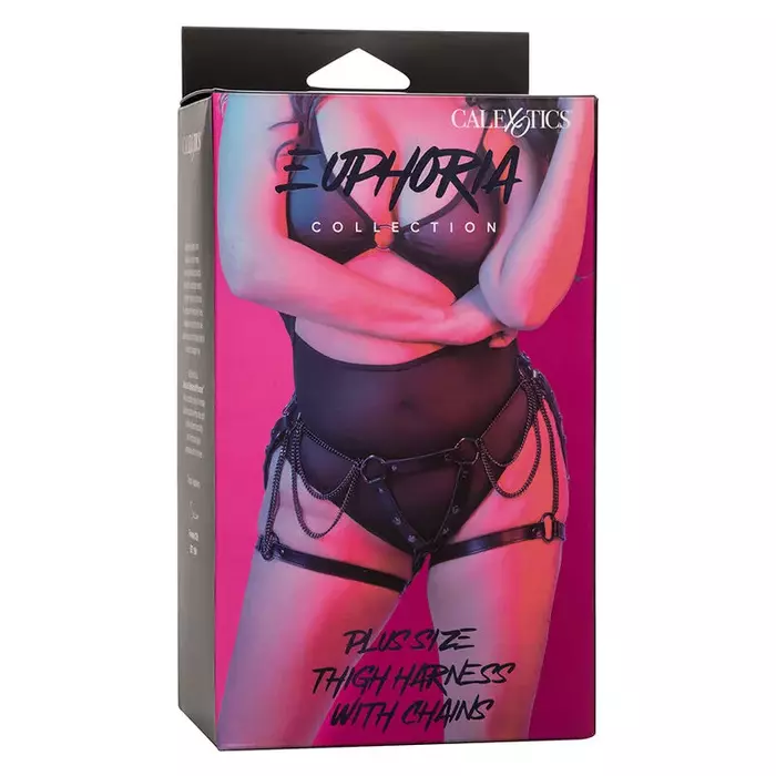 Thigh Harness CalExotics Euphoria Multichain Premium Plus Size Photo 5