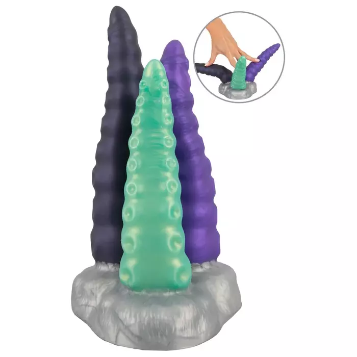 Dildo Beasty Cocks Triple Tentacle — силиконовый трипл-дилдо Photo 2