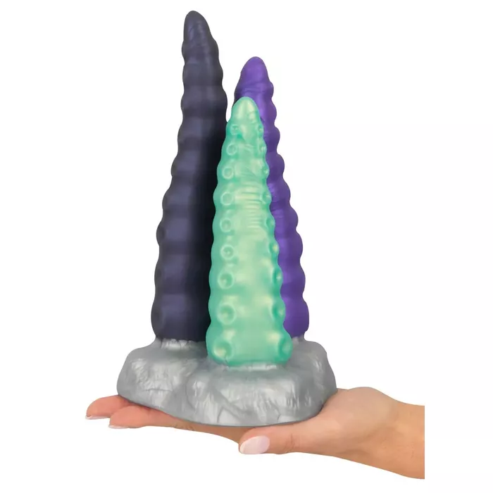 Dildo Beasty Cocks Triple Tentacle — силиконовый трипл-дилдо Photo 7