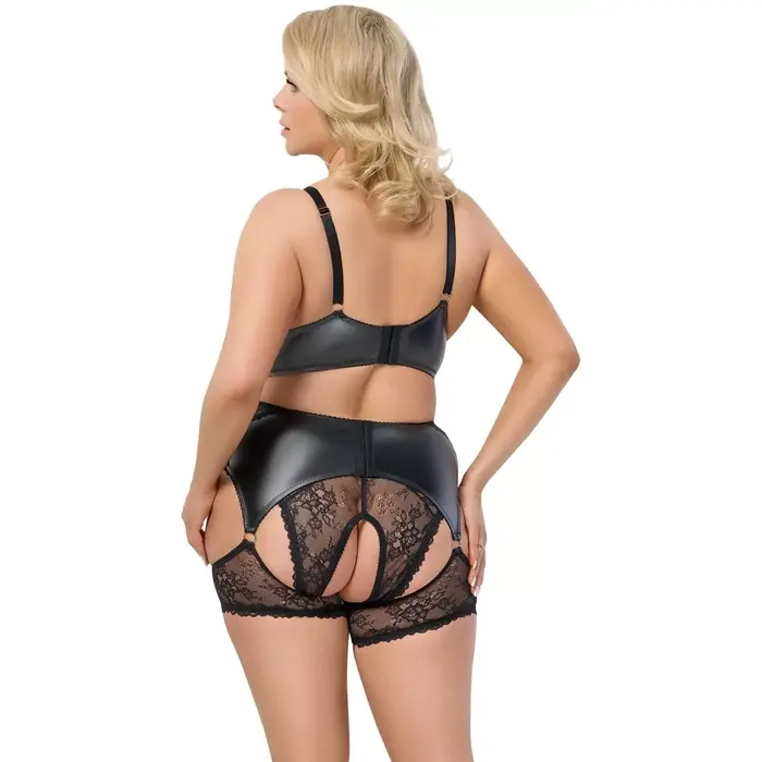 Lingerie set Cottelli Collection 3-piece black XL Photo 4