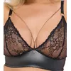 Cottelli Collection 3-piece set 3XL — bra, crotchless panty, garter Photo 5