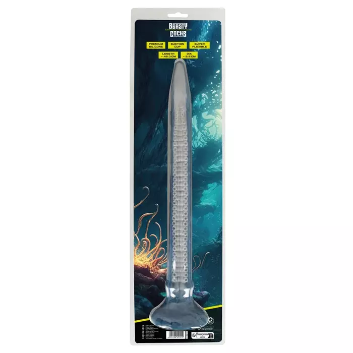 Dildo Beasty Cocks Eel of Ecstasy — silicone 46 cm Photo 11