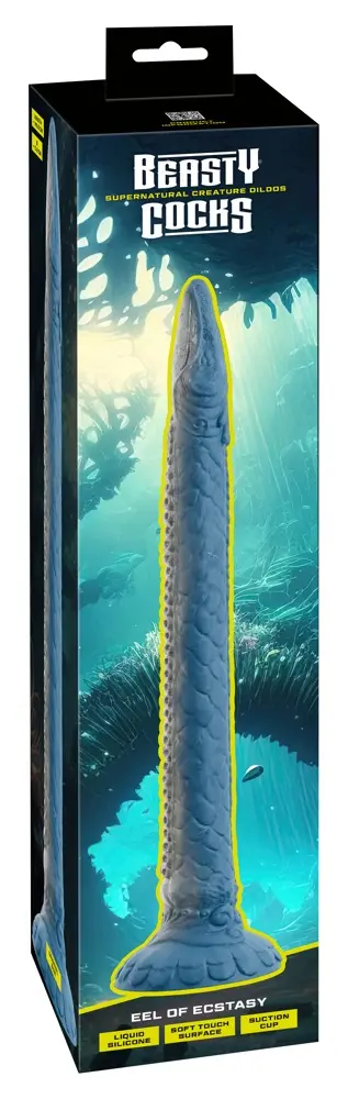 Dildā Beasty Cocks Eel of Ecstasy — silikons 46 cm Photo 12