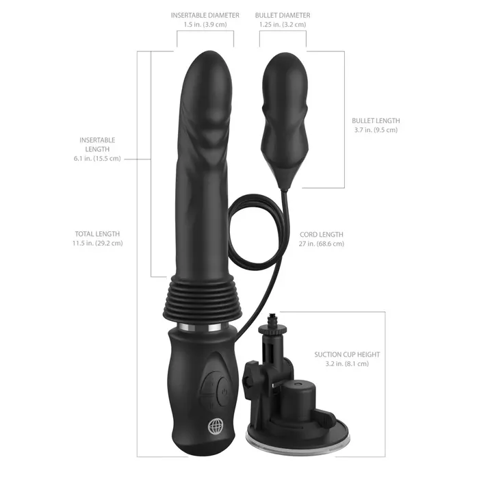 Толкающий вибратор PIPEDREAM Ultimate Silicone Thruster Photo 6