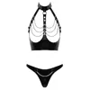Нижнее белье Black Level S Vinyl Top Set Chains Photo 8