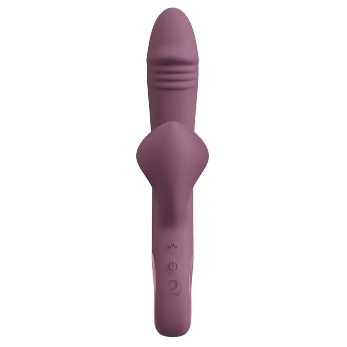 Вибратор You2Toys Slim Triple Plum — силикон, тройная стимуляция Photo 3