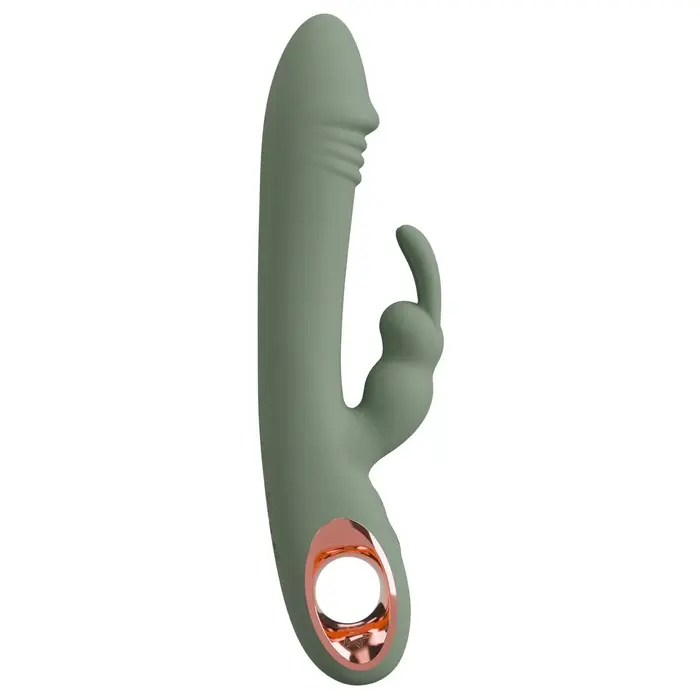 You2Toys Slim Rabbit Olive — dual-stimulation rabbit vibrator Photo 3