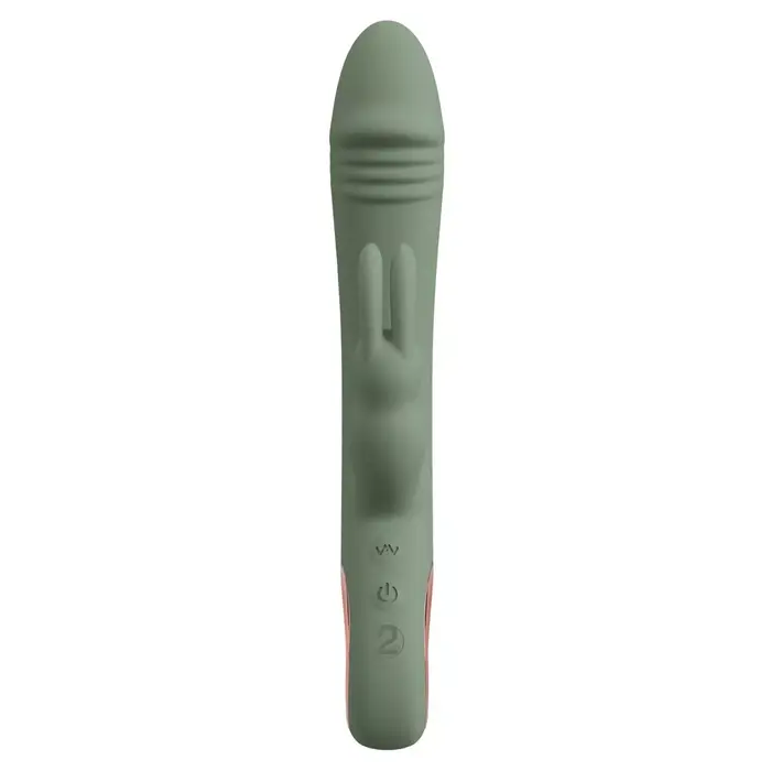 You2Toys Slim Rabbit Olive — dual-stimulation rabbit vibrator Photo 4