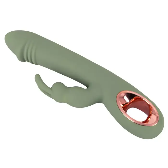 You2Toys Slim Rabbit Olive — dual-stimulation rabbit vibrator Photo 6