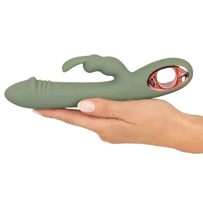 You2Toys Slim Rabbit Olive — dual-stimulation rabbit vibrator Photo 7