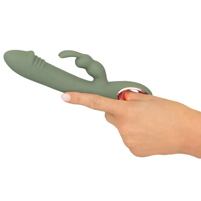 You2Toys Slim Rabbit Olive — dual-stimulation rabbit vibrator Photo 8