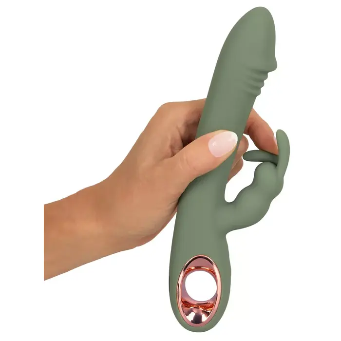 You2Toys Slim Rabbit Olive — dual-stimulation rabbit vibrator Photo 9