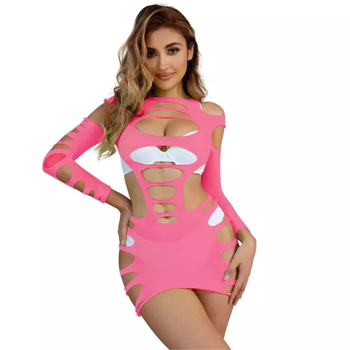 SUBBLIME 952273 платье-сетка с длинными рукавами Photo 6