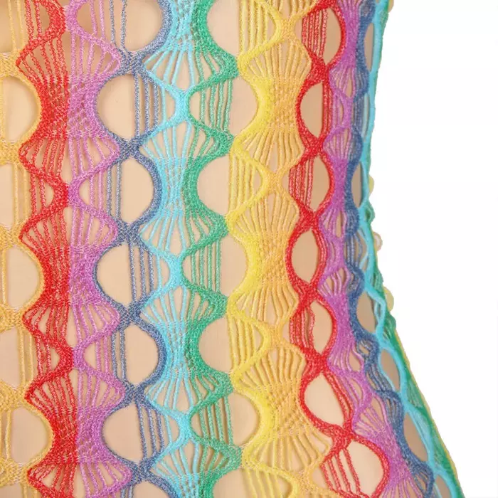Bare-shoulder fishnet dress SUBBLIME 952365 Rainbow Photo 7