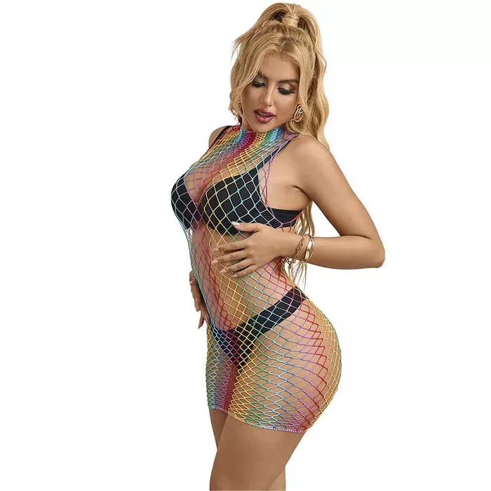 Dress SUBBLIME 952433 Rainbow fishnet one size Photo 4