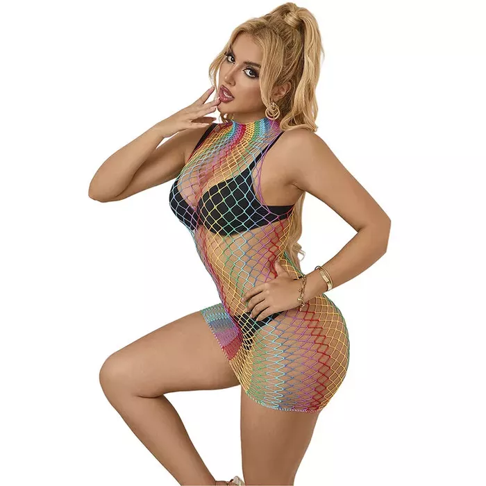 Dress SUBBLIME 952433 Rainbow fishnet one size Photo 5