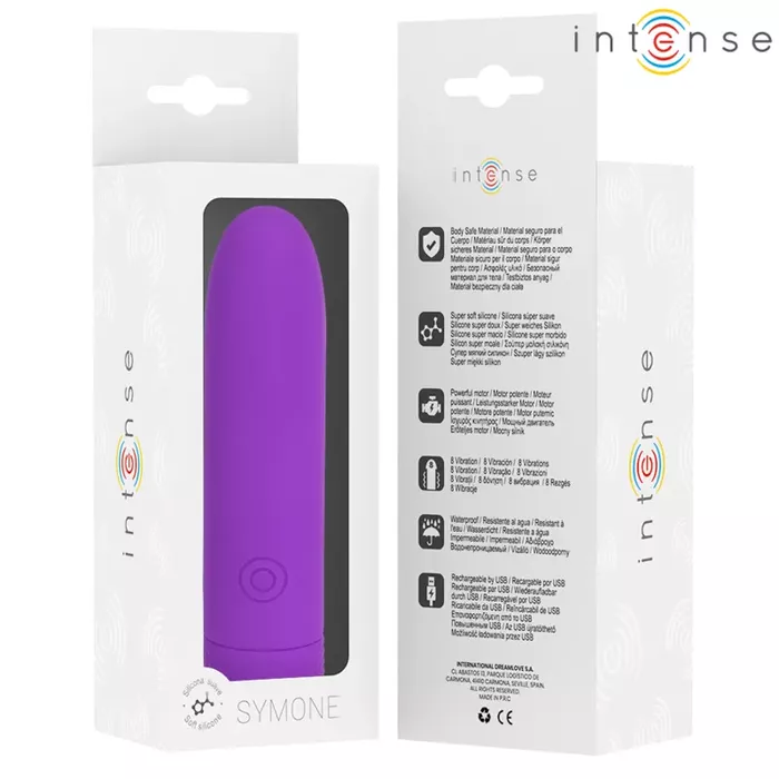 Vibrējošs kulons INTENSE Symone USB uzlādējams Photo 8