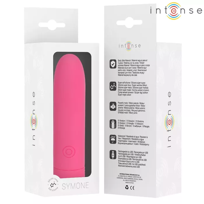 Vibrējošs kulons INTENSE Symone USB uzlādējams Photo 8
