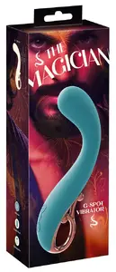 G-spot vibrator You2Toys The Magician — curved silicone, waterproof, 16 modes, rechargeable, 19×3.6 cm, purple
