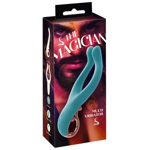 Vibrators You2Toys The Magician Multi — silikona, 2 vibrējošas rokas, 16 režīmi, ūdensizturīgs, uzlādējams, 16×6.4 cm