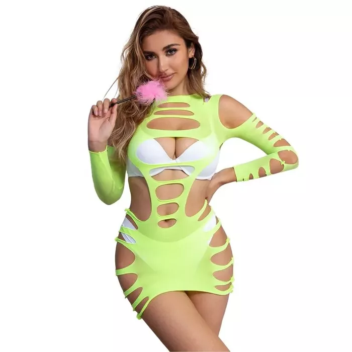 Платье SUBBLIME 952280 — зелёное сетчатое, one size Photo 4