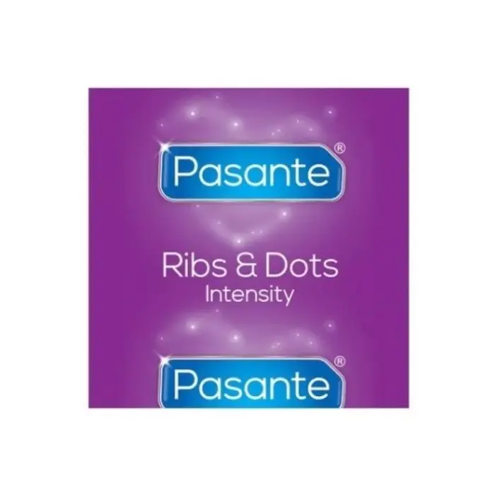 Condoms PASANTE Ribs & Dots Intensity — pack of 144 Photo 2