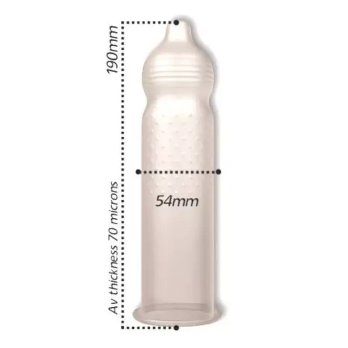 Condoms PASANTE Ribs & Dots Intensity — pack of 144 Photo 3