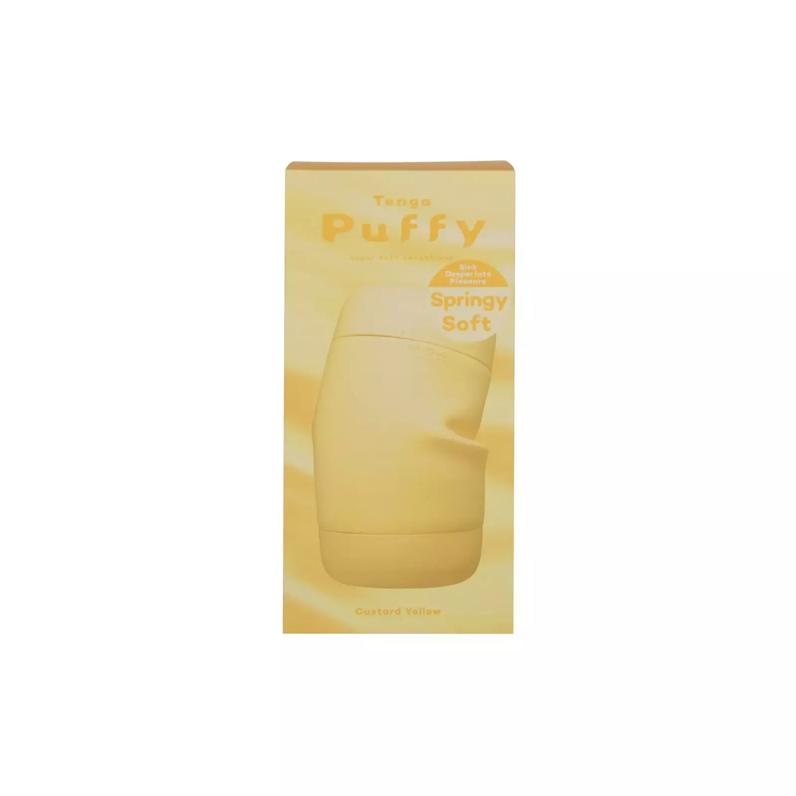 Masturbators Tenga Puffy Custard Yellow Photo 1