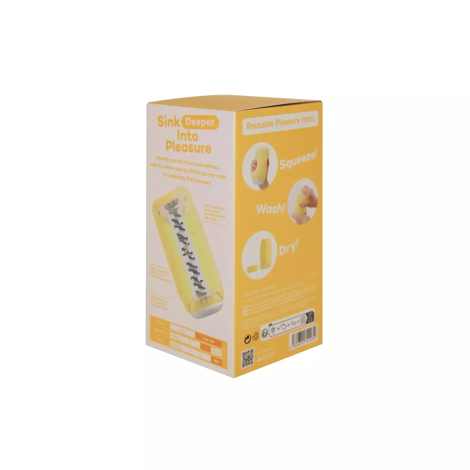 Masturbators Tenga Puffy Custard Yellow Photo 5