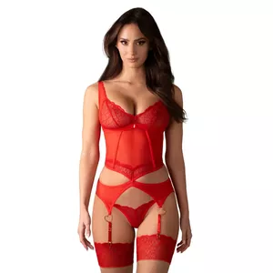Korsets OBSESSIVE S/M Melns 26331753111