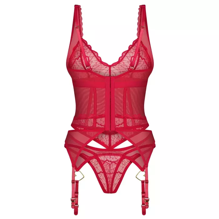 Korsete OBSESSIVE OBS Corset — melna L/XL Photo 5
