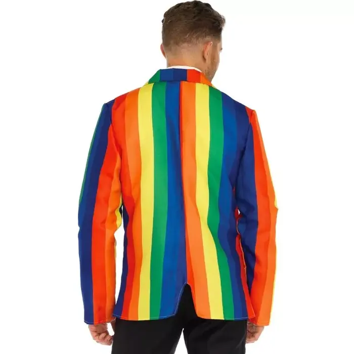 LEG AVENUE blazer and tie Rainbow — women's costume S Photo 2